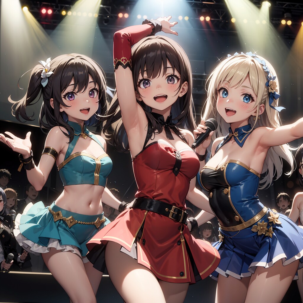 ライブステージで