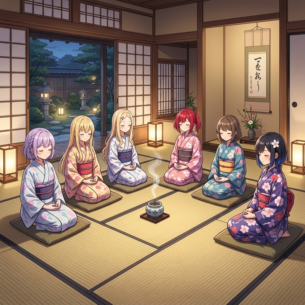 瞑想集会 | の人気AIイラスト・グラビア