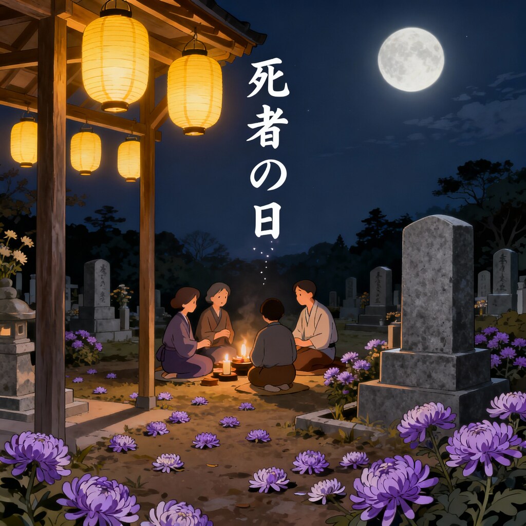 日本の死者の日・・・(´・ω・｀)