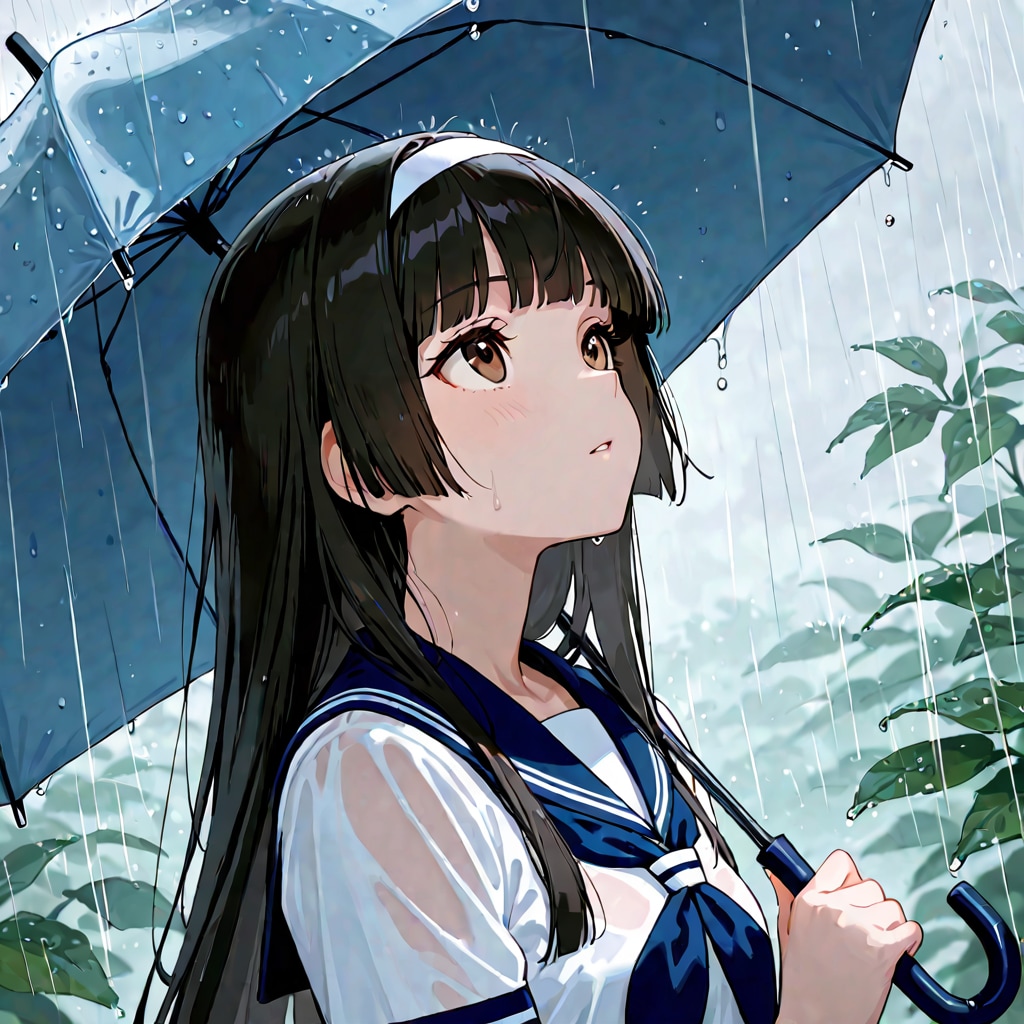 雨の帰り道。 | の人気AIイラスト・グラビア