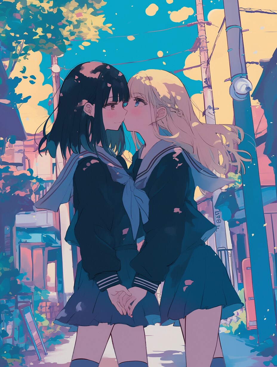キスしたい二人のJK220