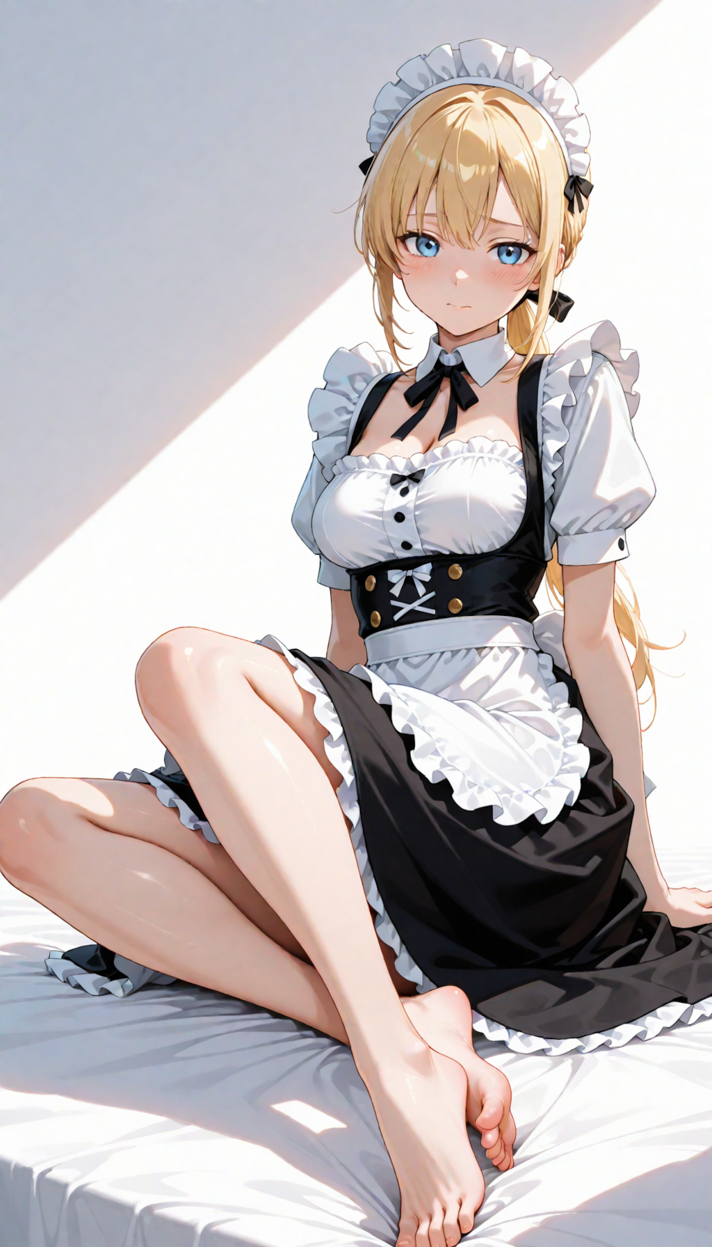 裸足メイドさん達