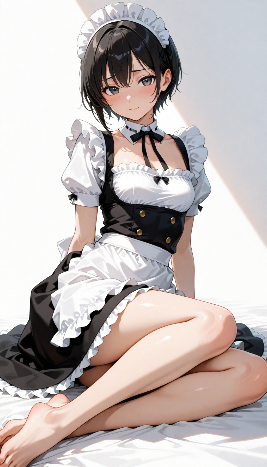裸足メイドさん達