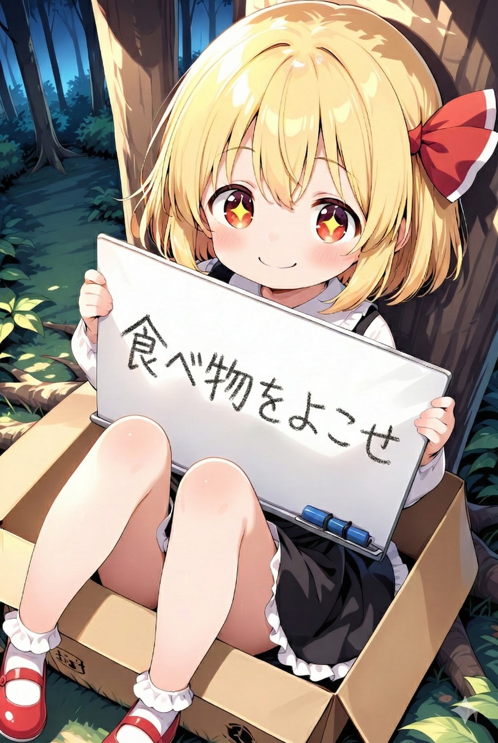 ダンボールに入ってみるのかー