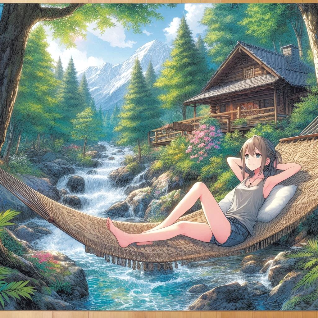 避暑地でゆったり・・・。