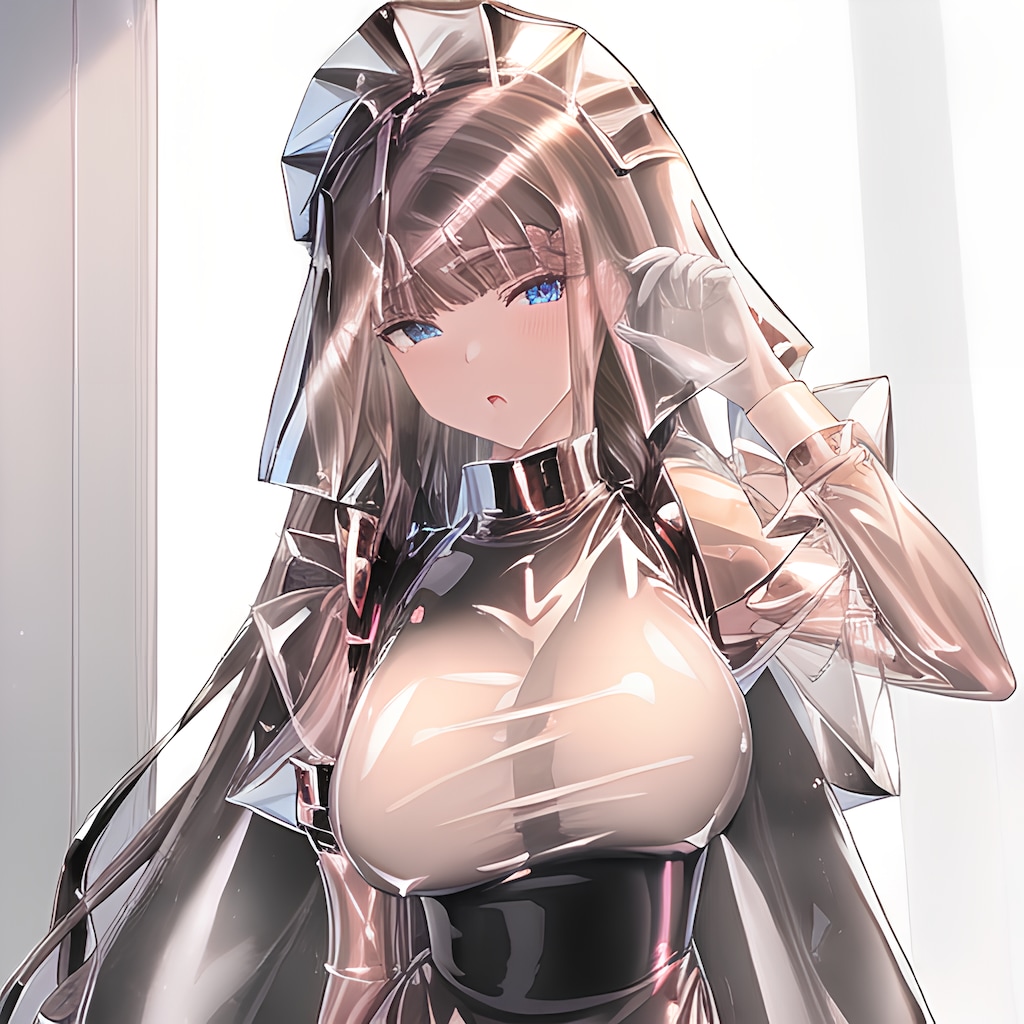 光沢スケスケメイド