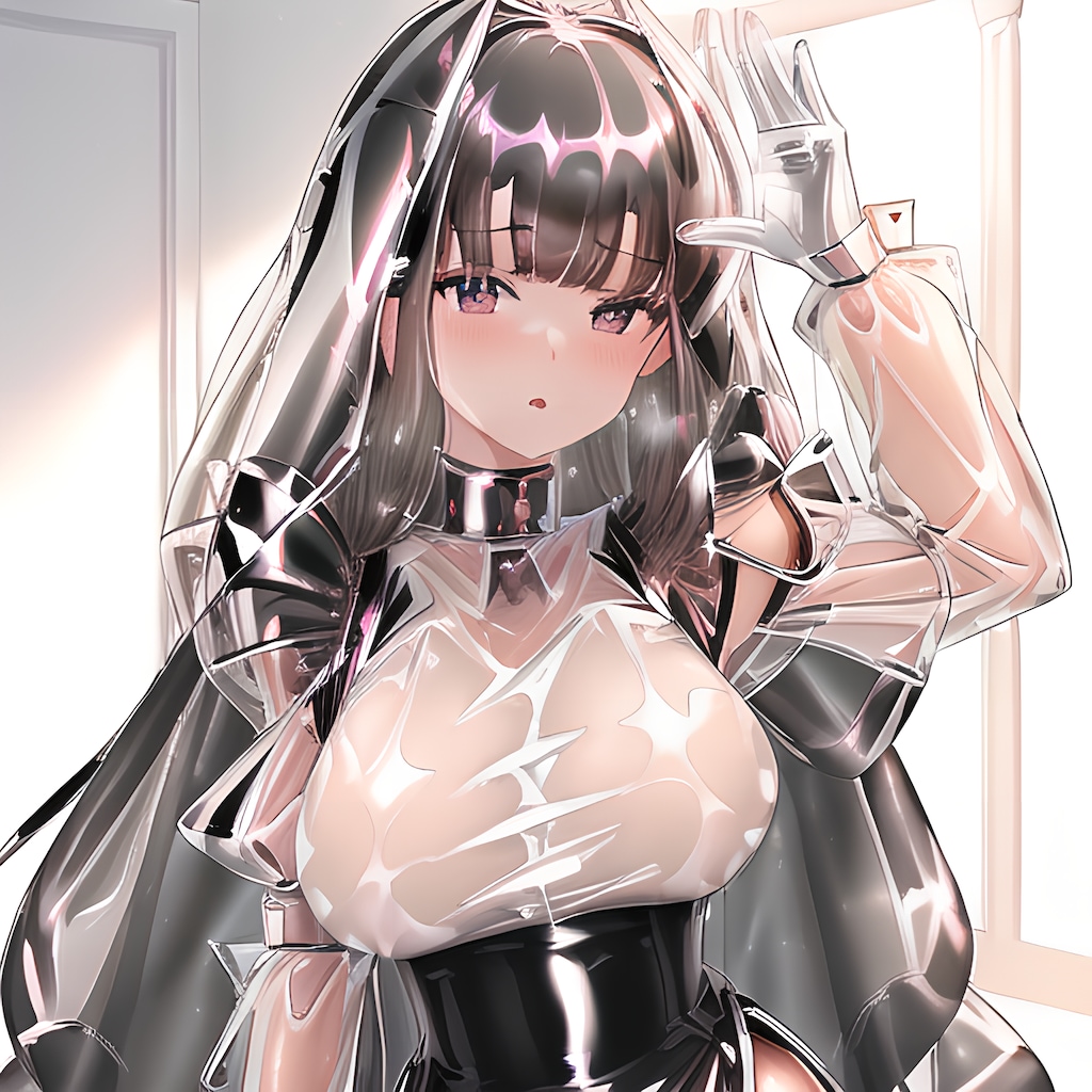 光沢スケスケメイド