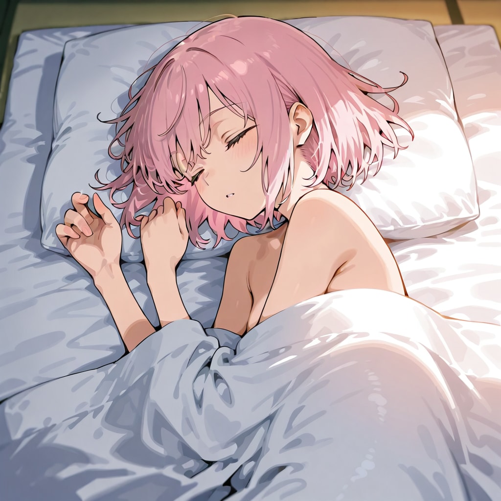 彼女の寝姿