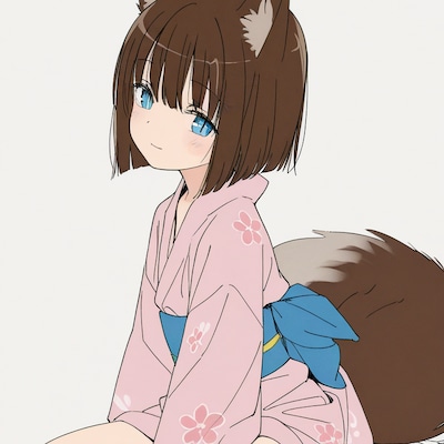 浴衣な狐娘ちゃん