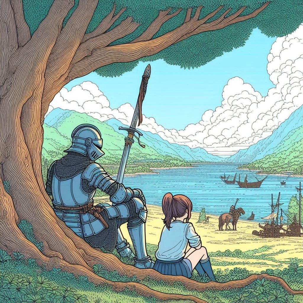 剣と魔法の世界-Dalle編 (ナイト102)