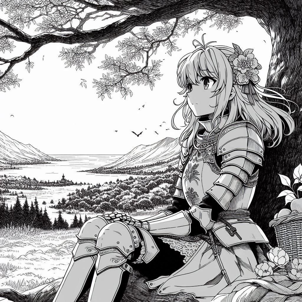 剣と魔法の世界-Dalle編 (ナイト102)