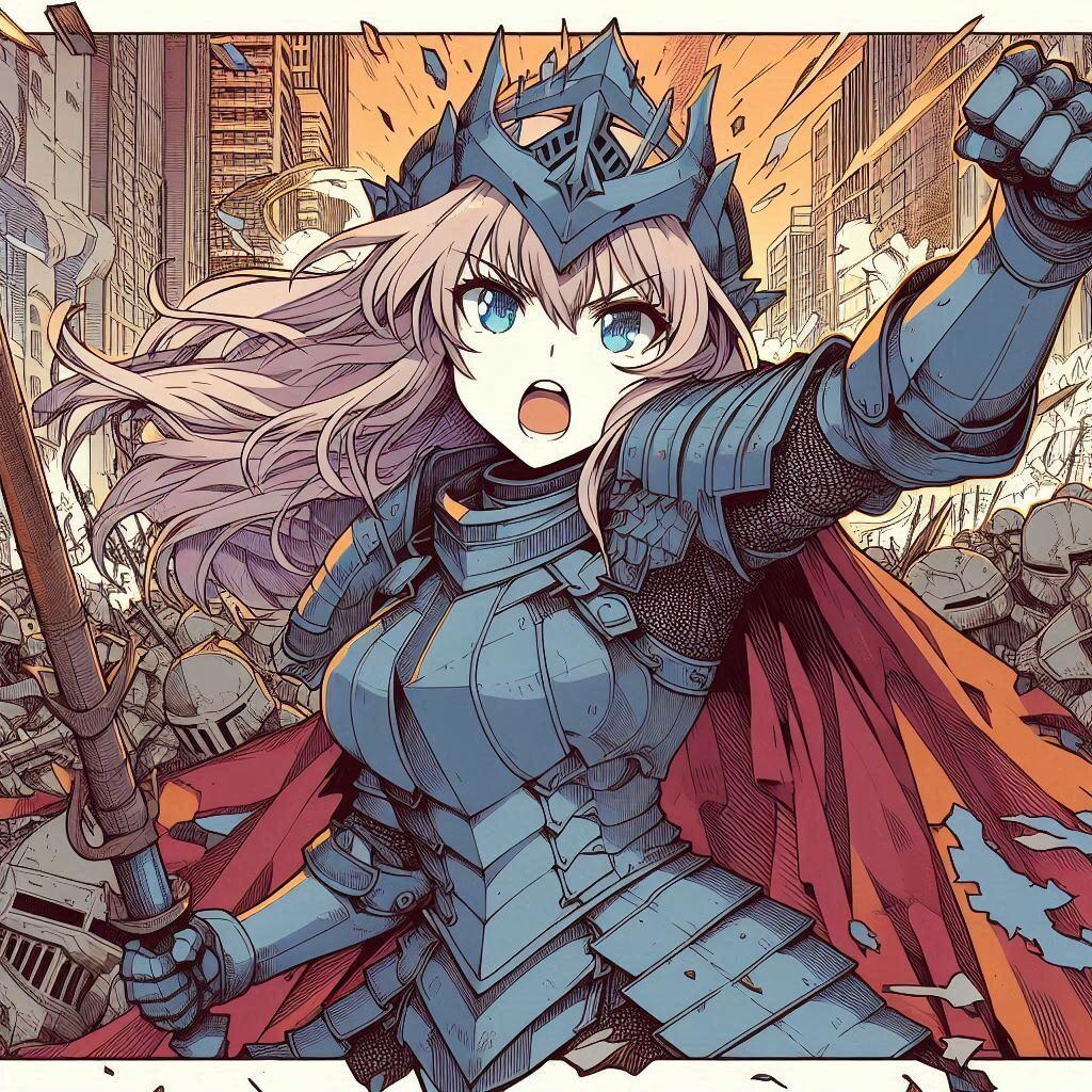 剣と魔法の世界-Dalle編 (ナイト102)