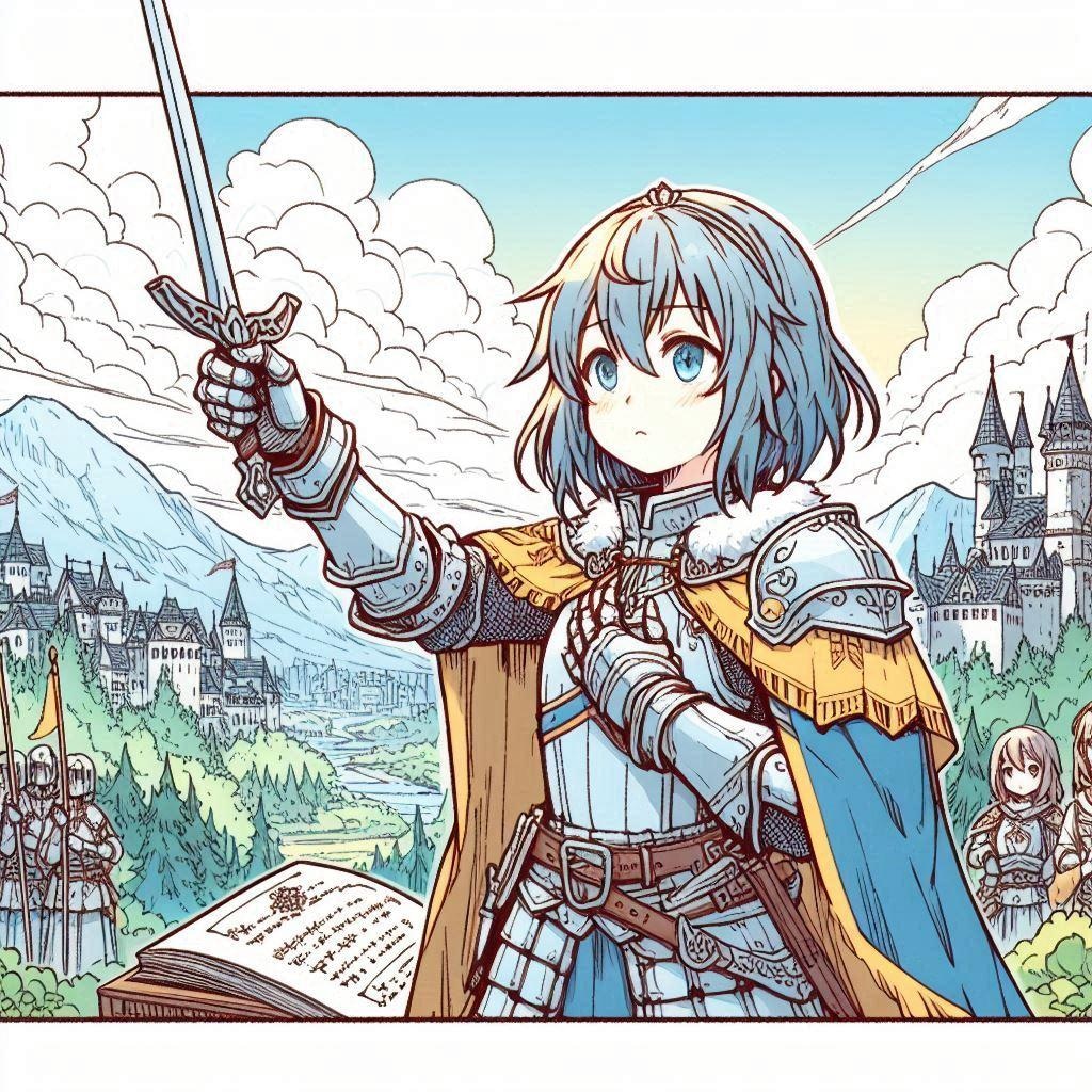 剣と魔法の世界-Dalle編 (ナイト102)