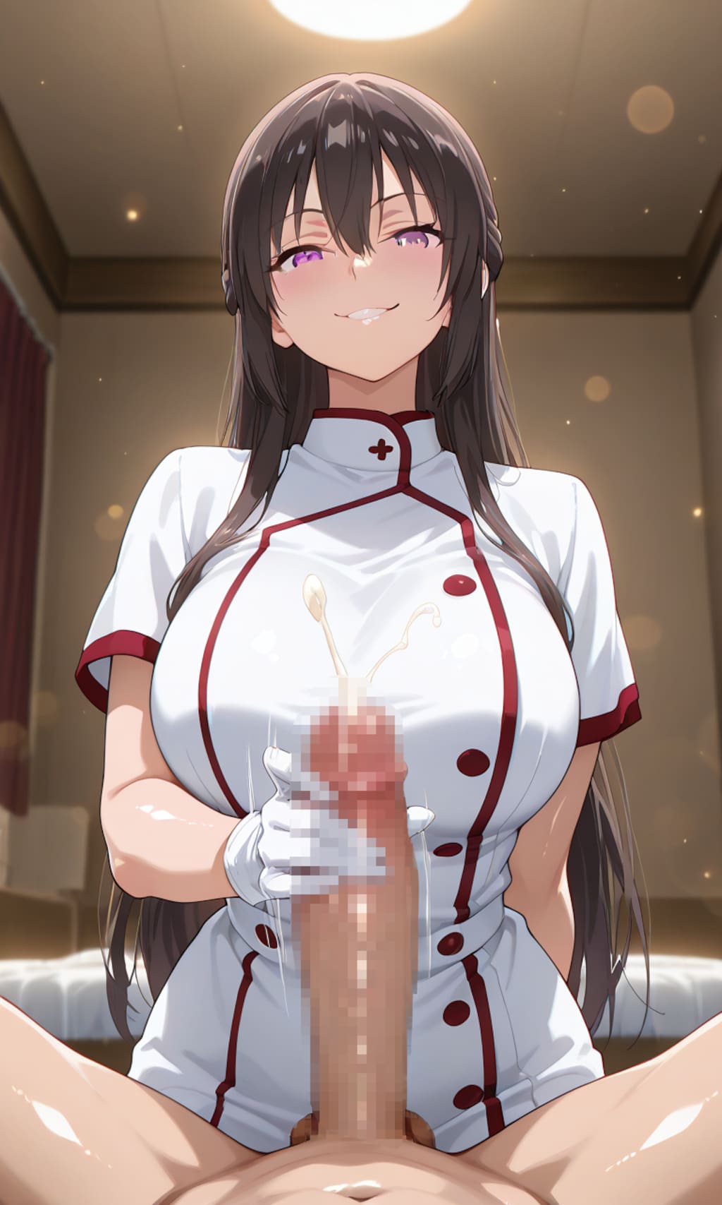 周防有希　看病手コキ