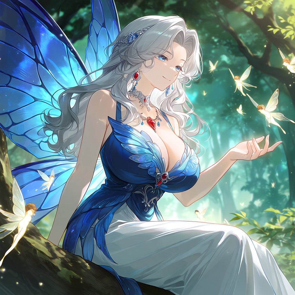 妖精の女王(PixAI)