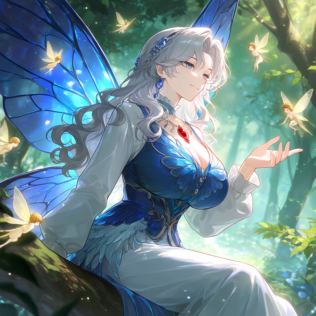 妖精の女王(PixAI)