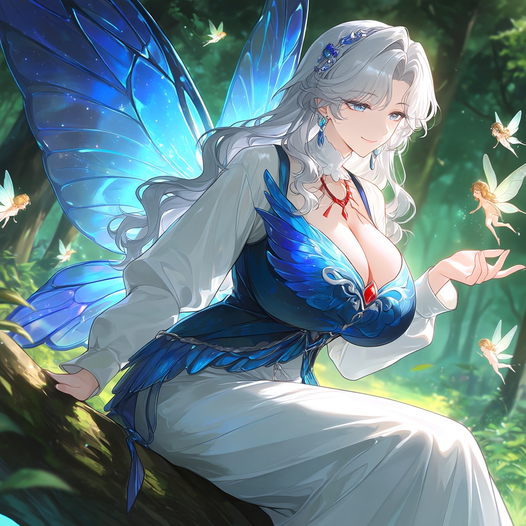 妖精の女王(PixAI)