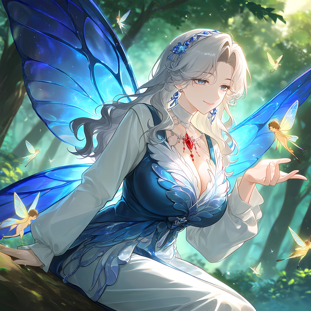 妖精の女王(PixAI)