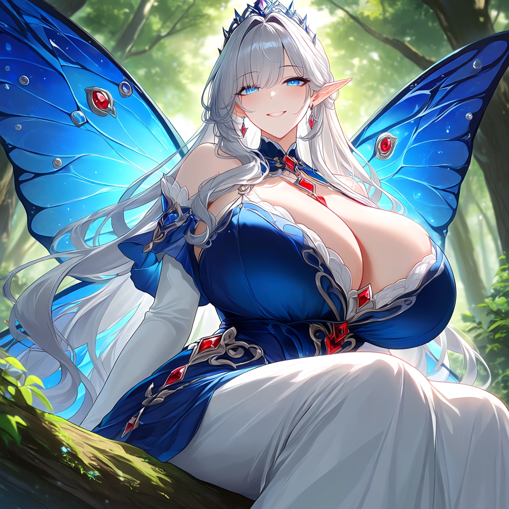 妖精の女王(PixAI)