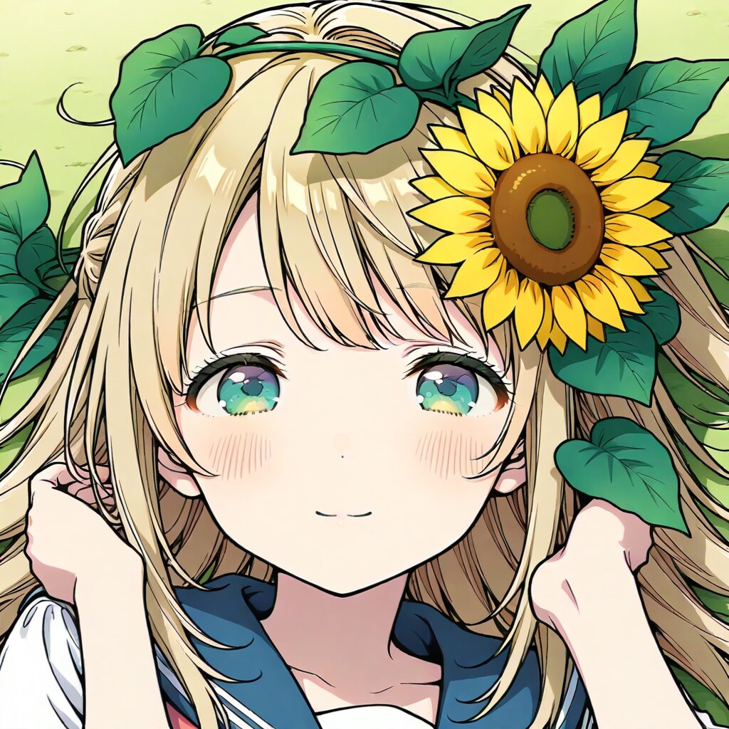 日本語生成：ひまわり | の人気AIイラスト・グラビア