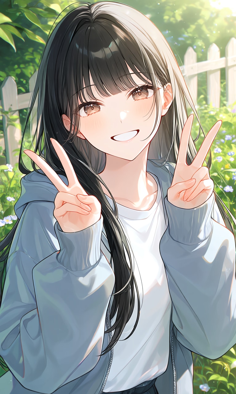 黒髪美少女 | の人気AIイラスト・グラビア