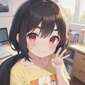 「あっ起きたんだおはよう」ハーレムちゃん(水色髪) 2枚目