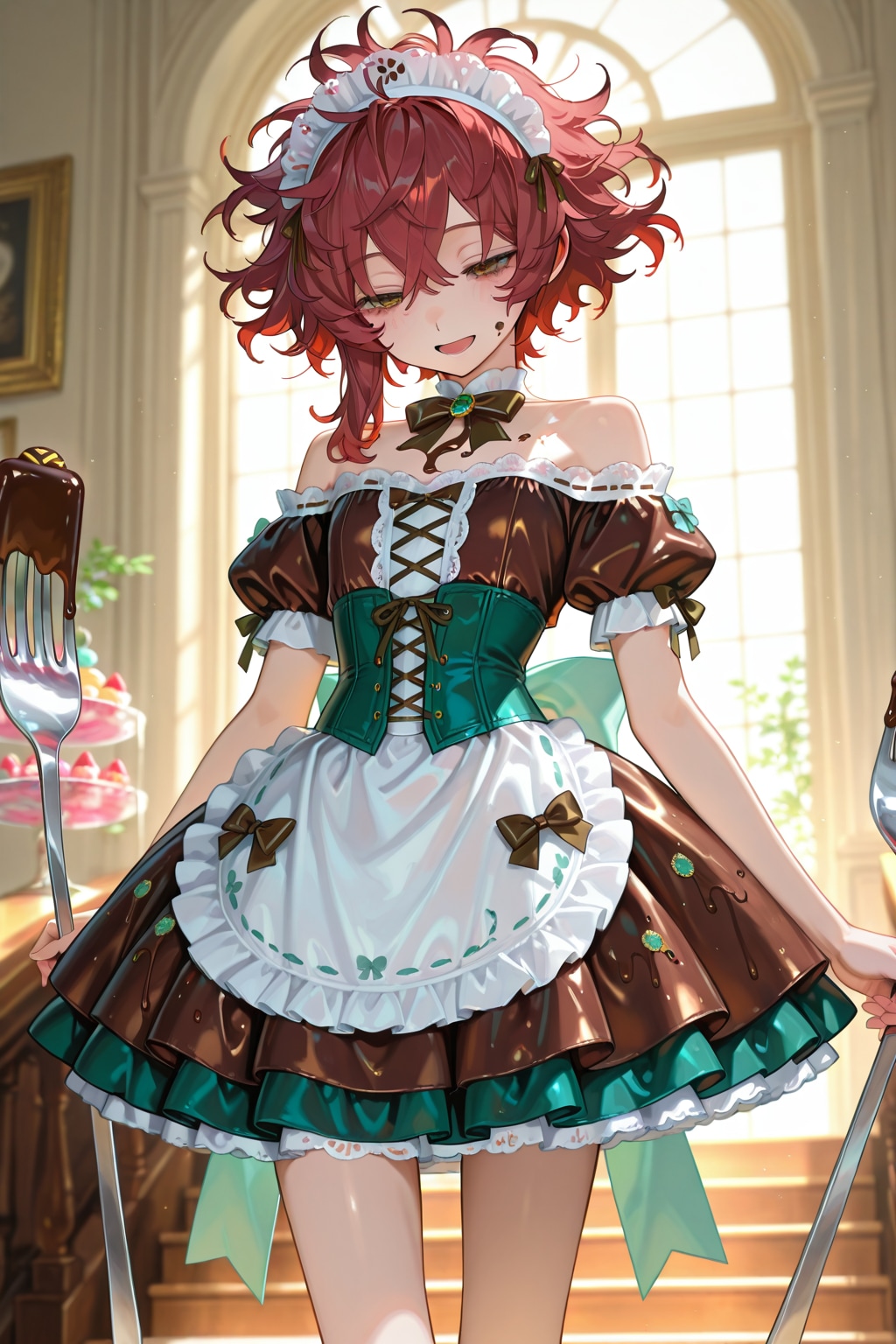 チョコミントドレス（衣装といっしょ）