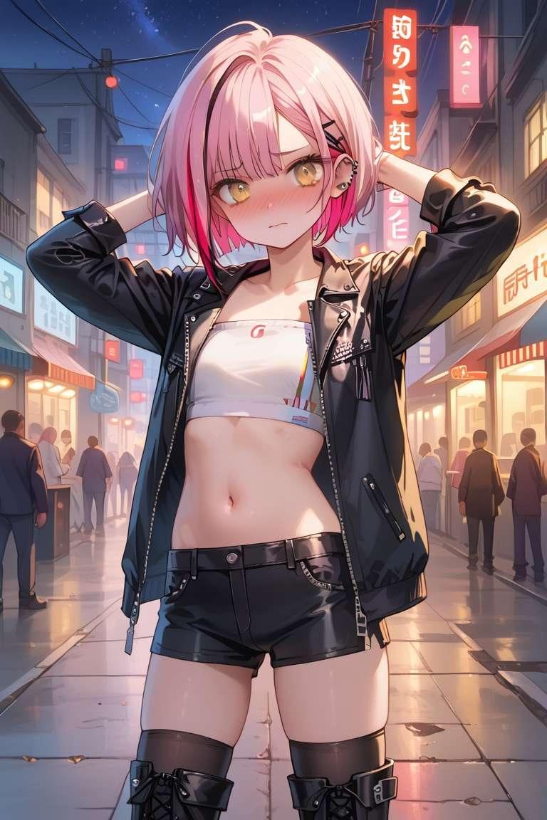 チューブトップへそ
