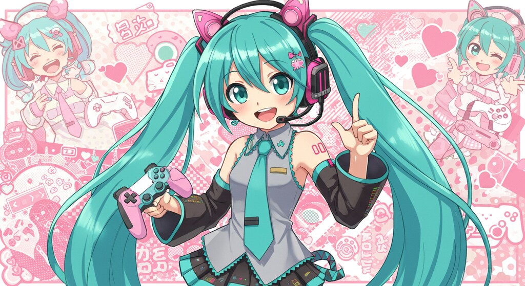初音ミクとゲーム実況