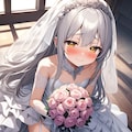 ジューンブライド銀髪ちゃん 5枚目