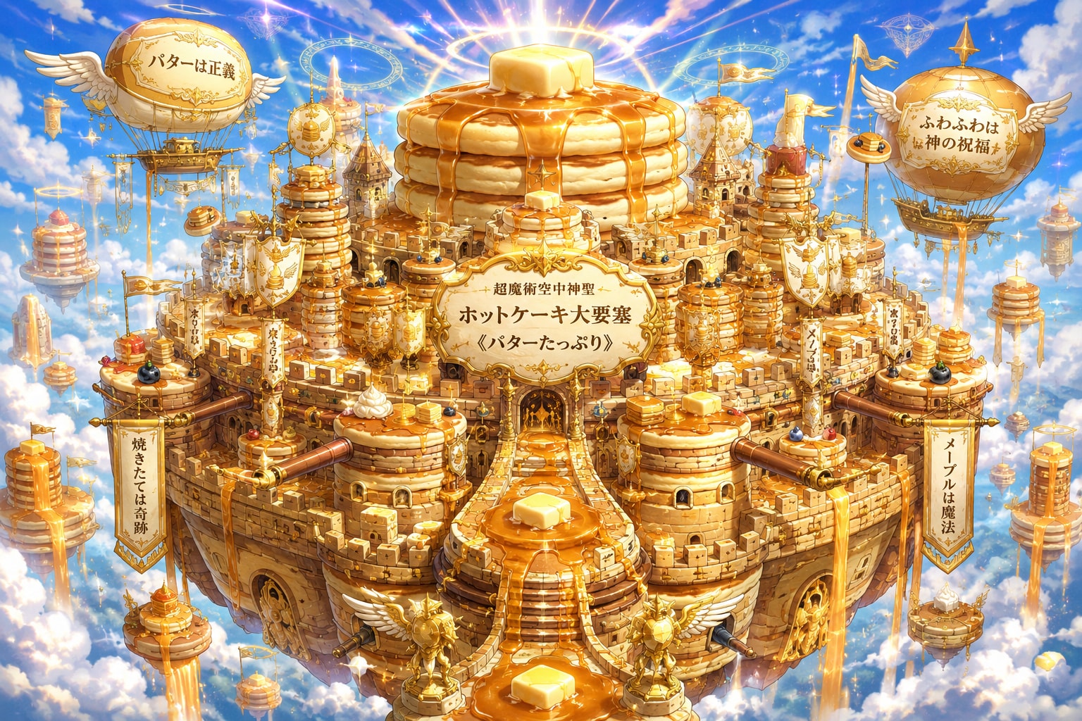 超魔術空中神聖ホットケーキ大要塞《バターたっぷり》