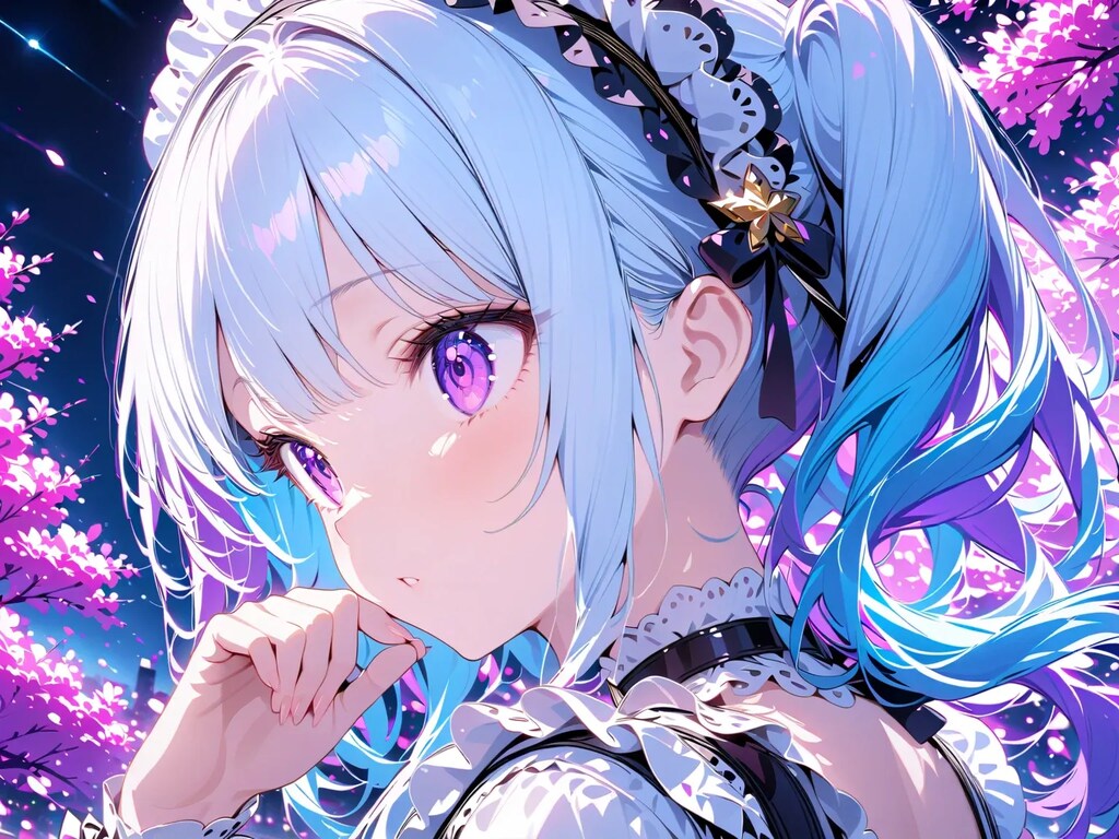 横顔も可愛い♡スーパーメイド