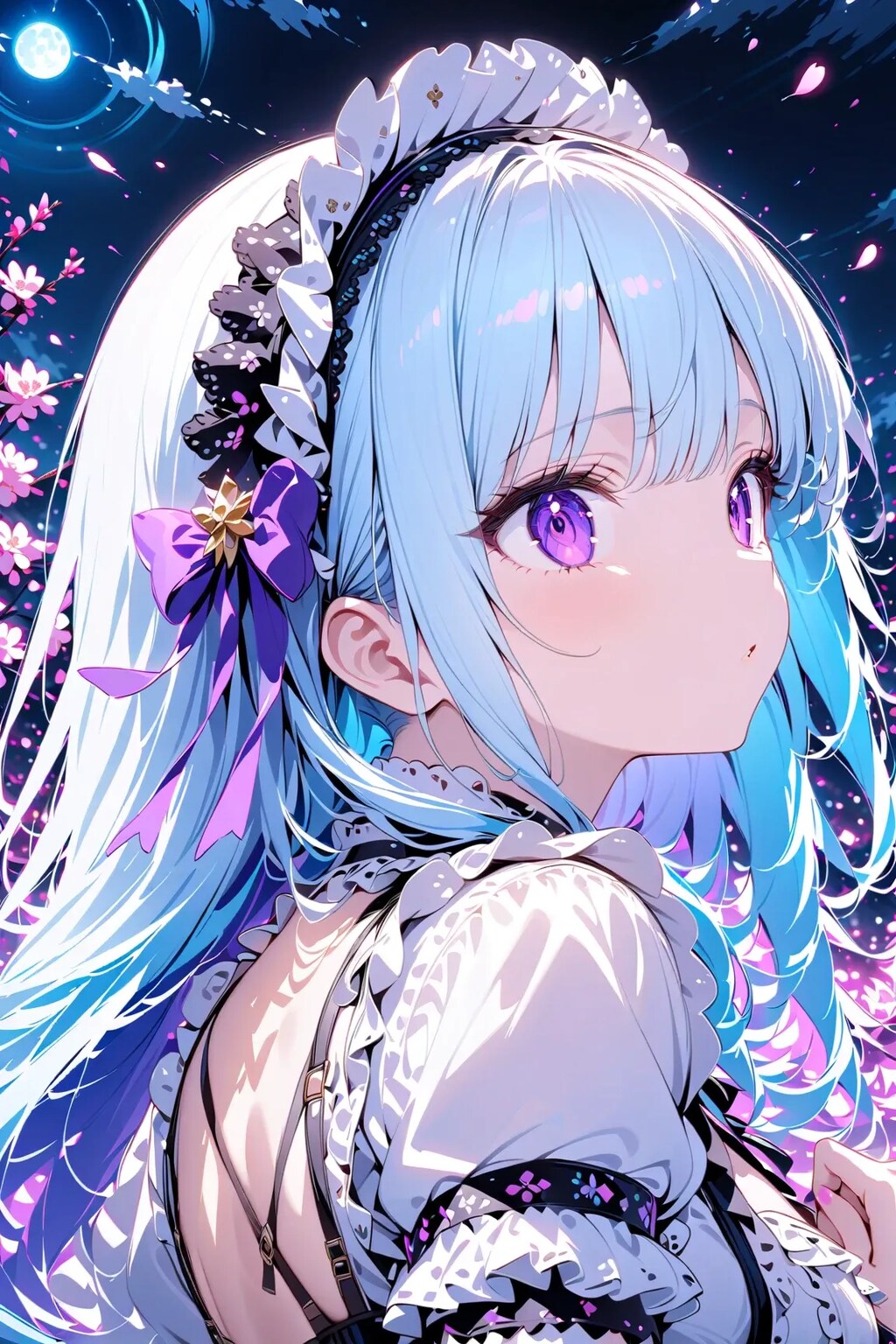 横顔も可愛い♡スーパーメイド