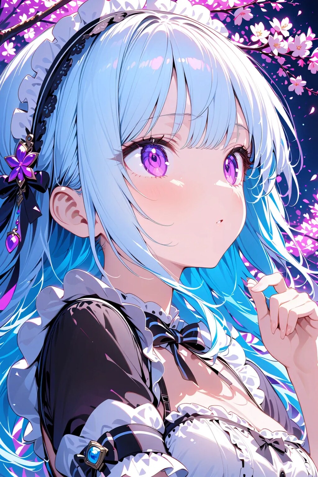 横顔も可愛い♡スーパーメイド