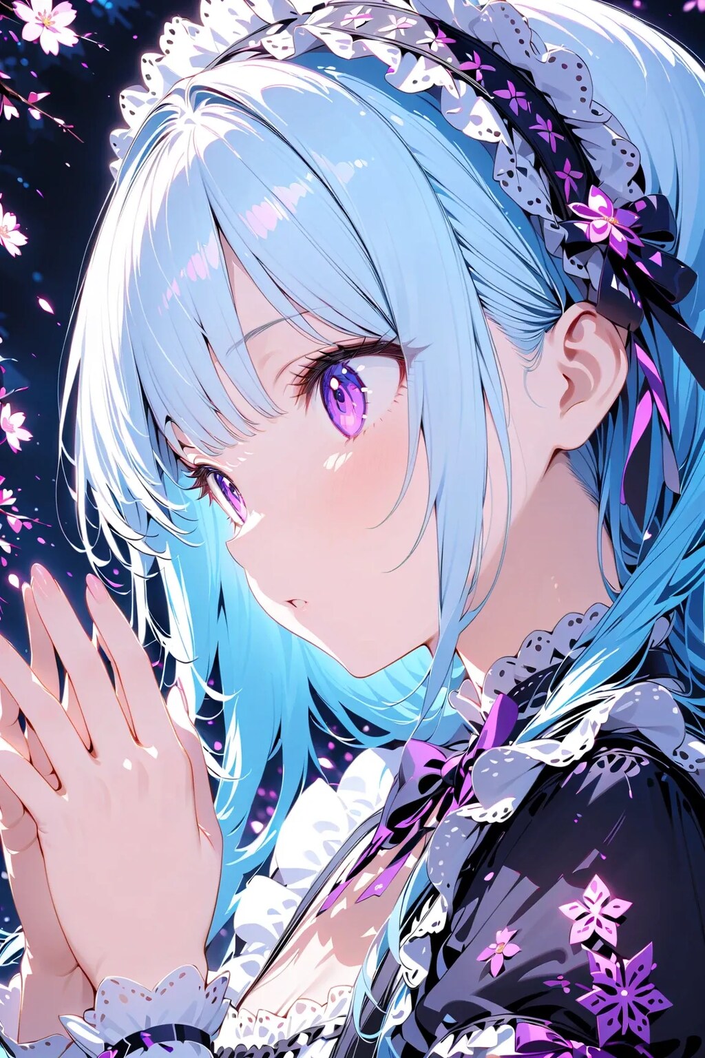 横顔も可愛い♡スーパーメイド