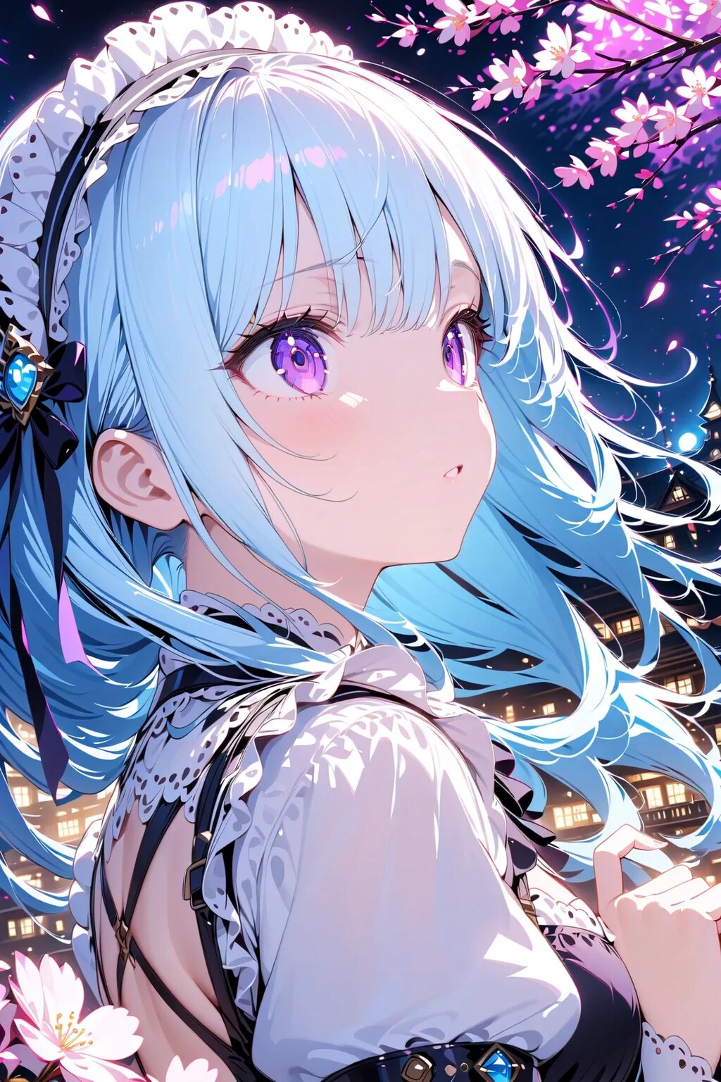 横顔も可愛い♡スーパーメイド