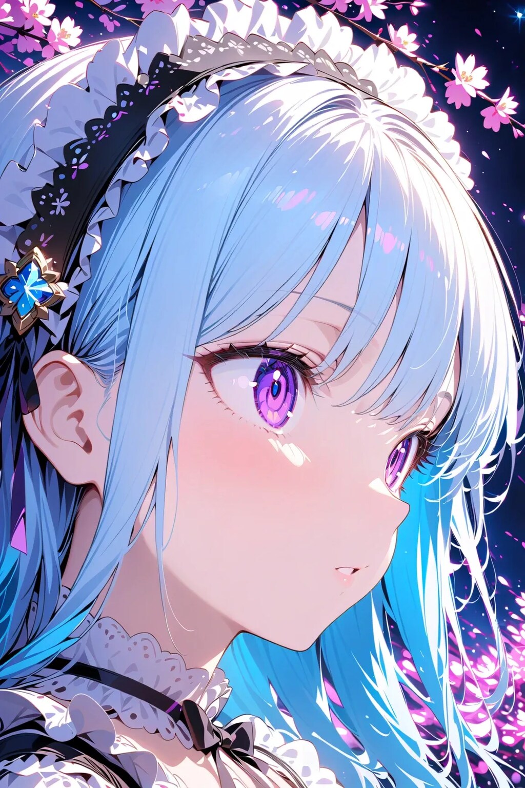 横顔も可愛い♡スーパーメイド