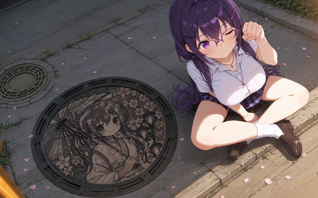 ごちうさマンホール！