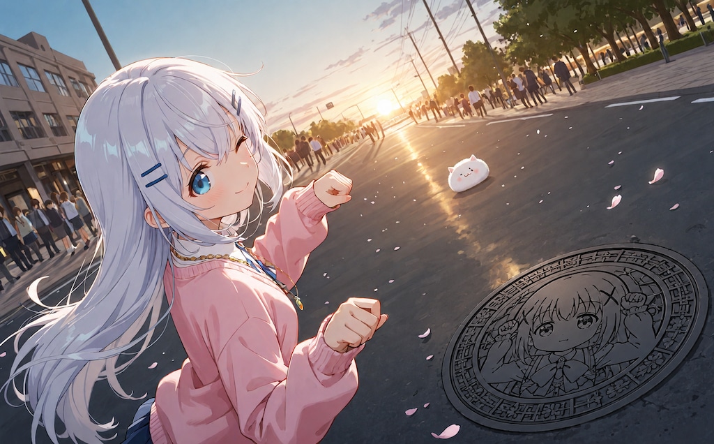 ごちうさマンホール！