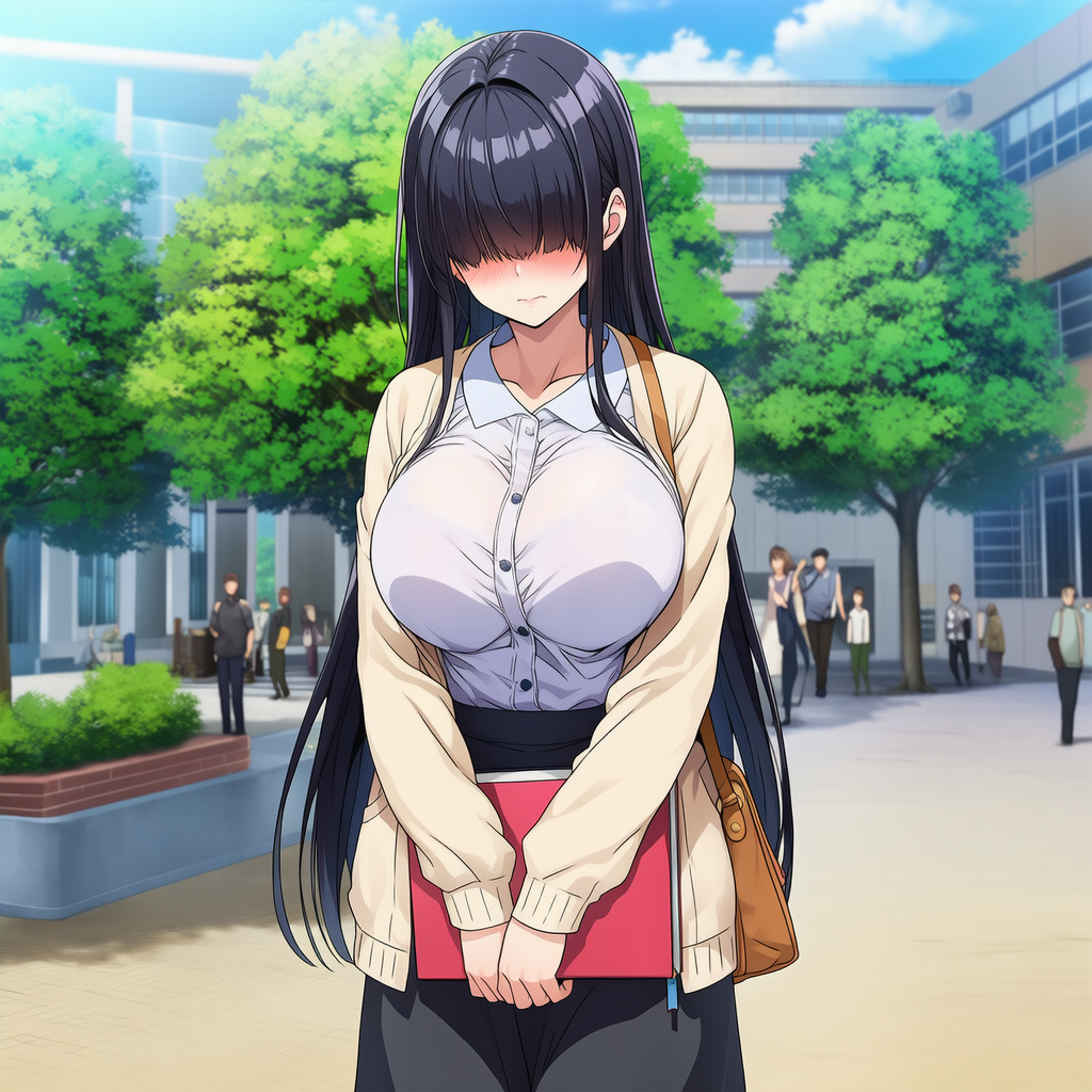 オドオドしてるメカクレJD