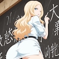 ビッチ先生×パンチラ 4枚目
