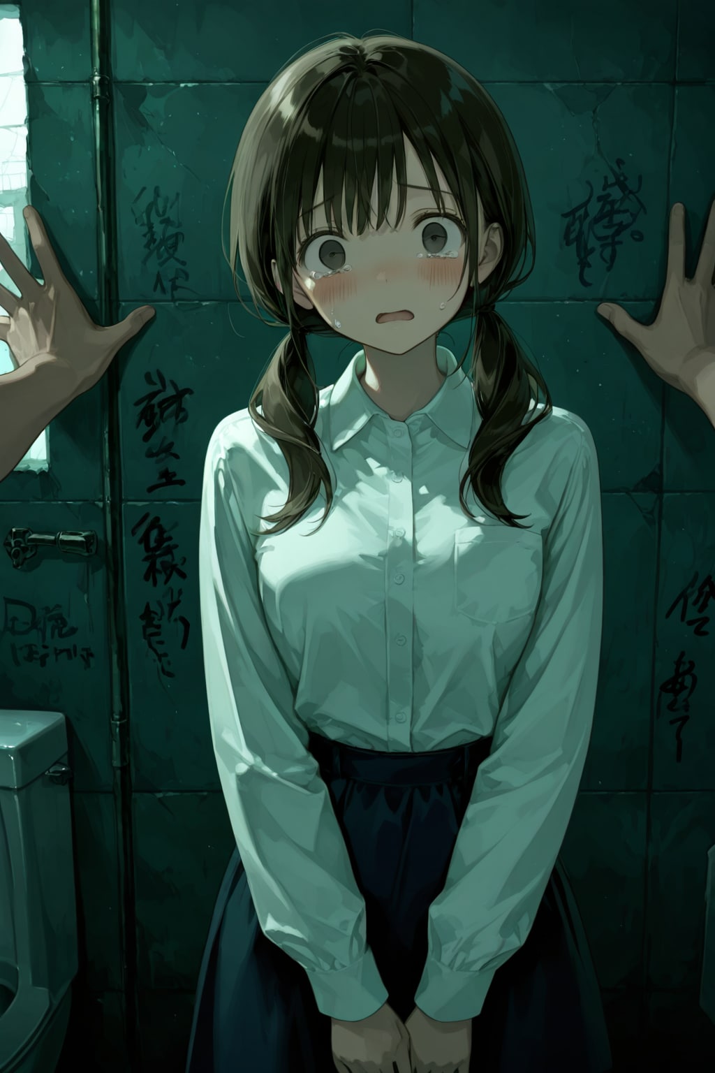ボタンを引きちぎる