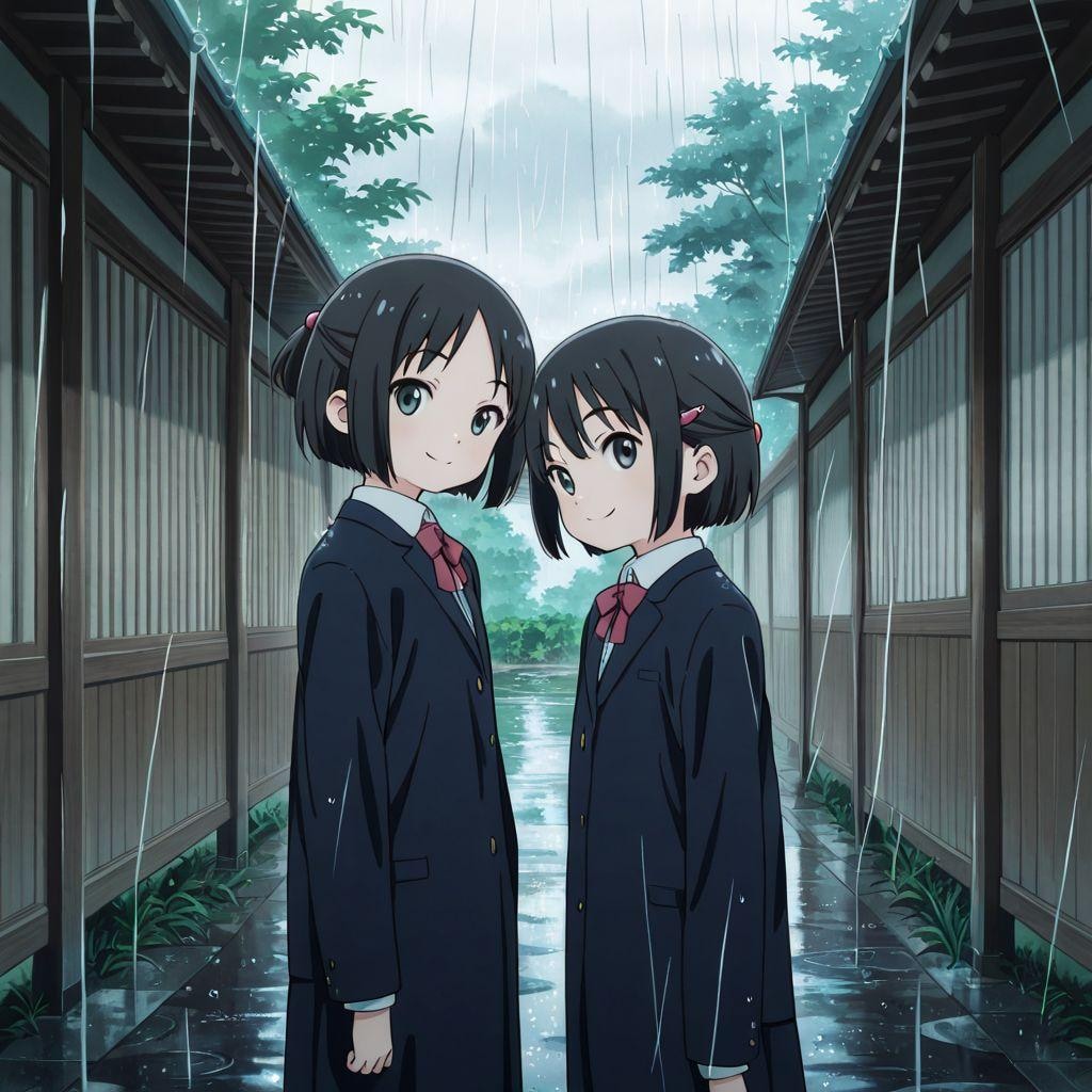 急な雨
