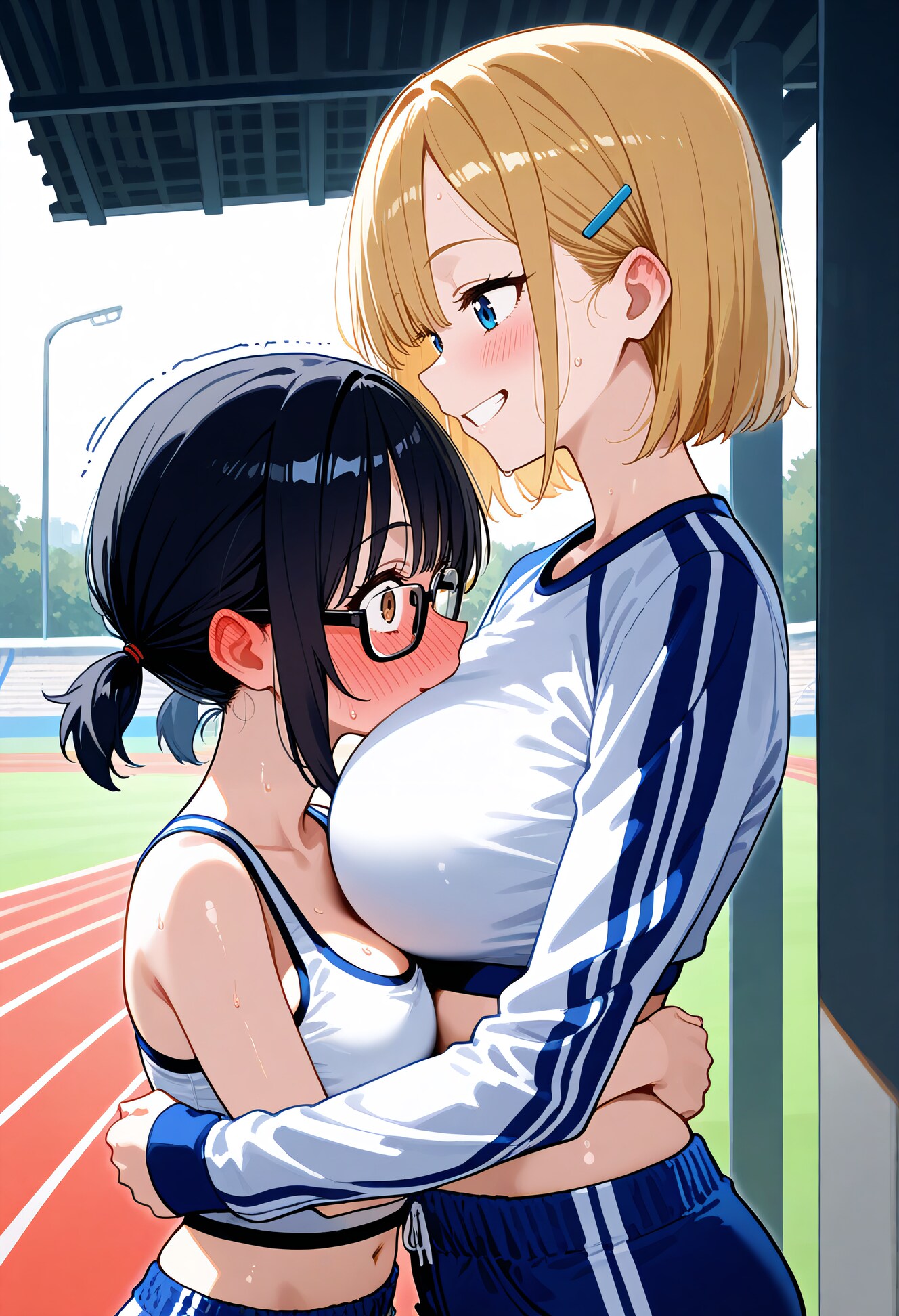 【今日の腹筋】後輩ちゃんを落ち着かせたい先輩ちゃんがとった行動は