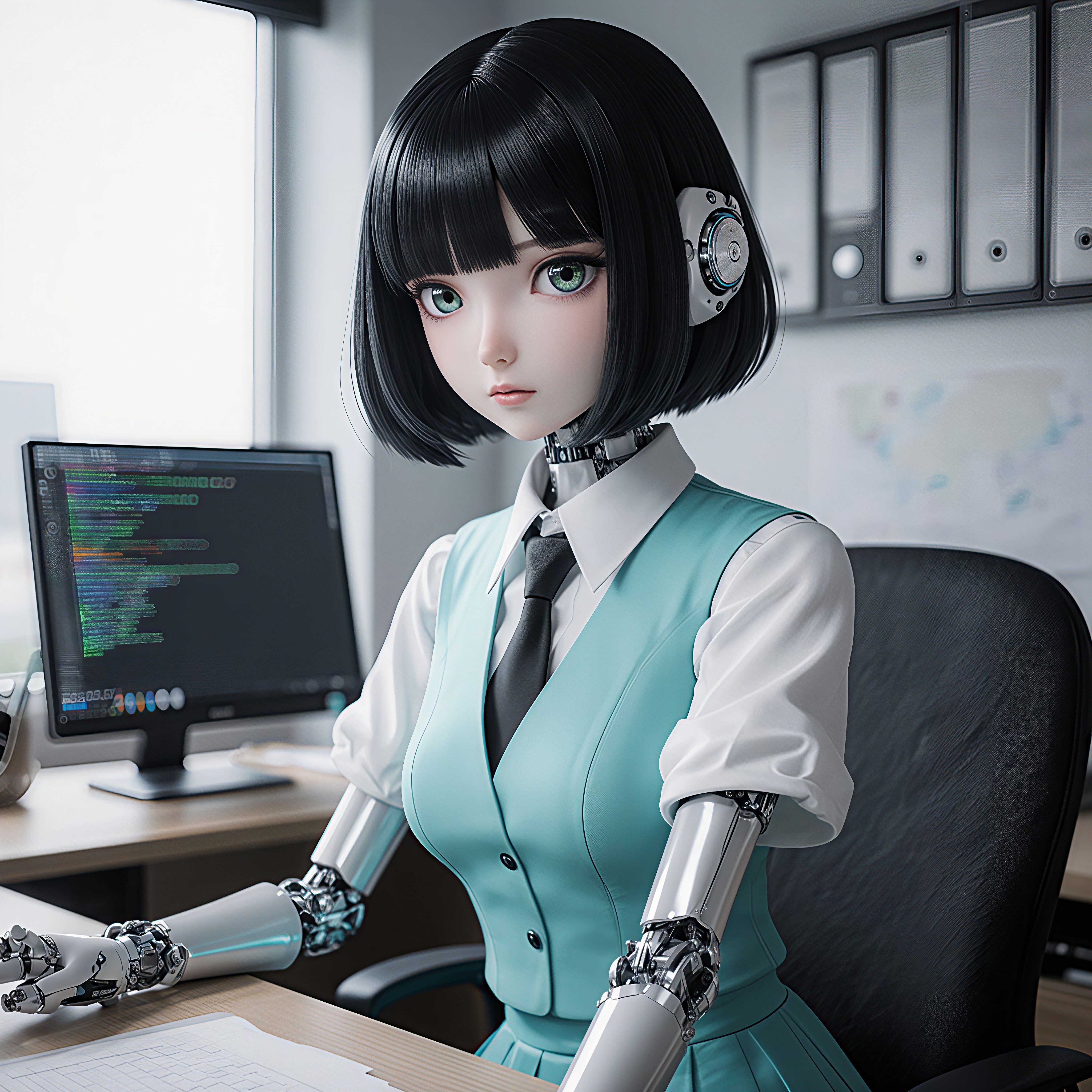 メカ娘3118号 | の人気AIイラスト・グラビア