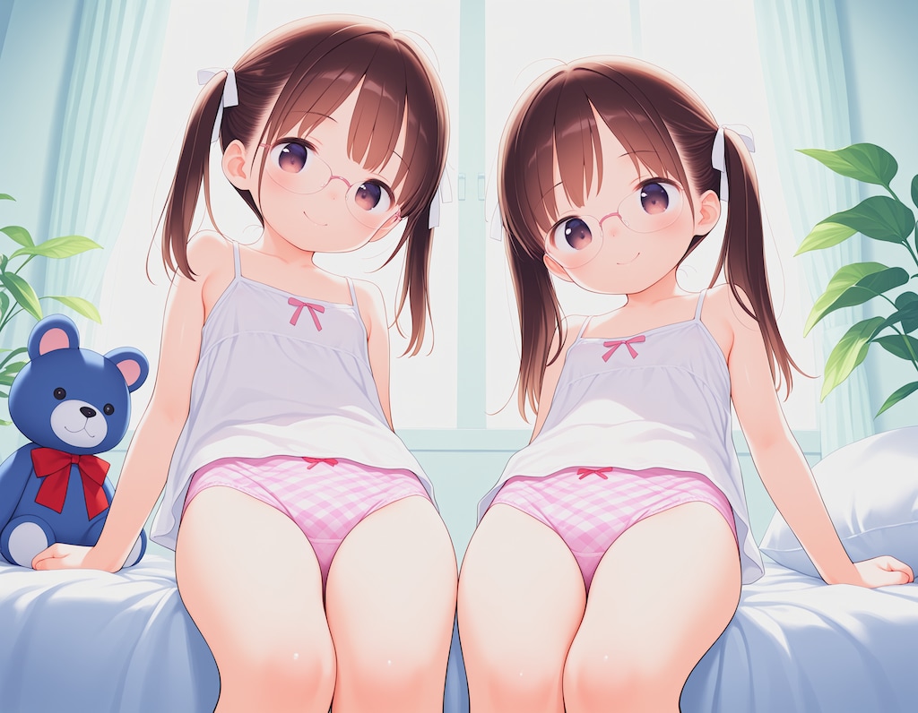 ツインテール姉妹２（下着Ver）
