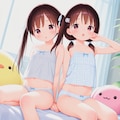 ツインテール姉妹２（下着Ver） 10枚目