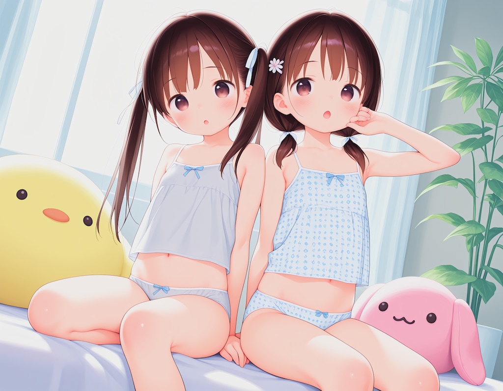 ツインテール姉妹２（下着Ver）