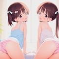 ツインテール姉妹２（下着Ver） 9枚目