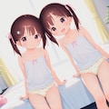 ツインテール姉妹２（下着Ver） 5枚目